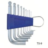 ราคา EIGHT TS-9 ประแจหัวบอลเตเปอร์ สั้น สีขาว 9ตัวชุด 1.5-10mm ประแจหัวบอล สั้น (20174405730)