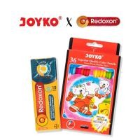 ราคา Joyko Color Pencil CP-36PB & Redoxon วิตามินซี 10 เม็ด (41312231522)
