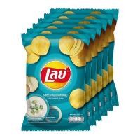 ราคา Lays เลย์ มันฝรั่งแท้ทอดกรอบ รสซาวครีมหัวหอม 40 กรัม x 6 ซอง (19703528574)