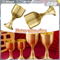 ราคา มินิทองเหลืองวินเทจแก้วไวน์ ก oblet ครัวเรือนทองเหลืองระดับไฮเอนด์ย้อนยุคแก้วไวน์ขนาดเล็กถ้วยสุราตกแต่งบ้านย้อนยุค酒杯 (42867810485)