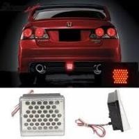 ราคา Honda Civic FD Mugen RR กระโปรงด้านหลังหางที่สามไฟเบรค LED ทรงสี่เหลี่ยม (56306014973)