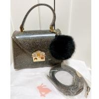 ราคา พร้อมส่ง กระเป๋า Jelly Bunny สีดำ ของแท้ 100% (42920334966)