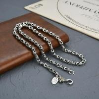 ราคา 925 เงินสเตอร์ลิง Seiko Vajra สร้อยคอ Retro ชายและหญิงอินเทรนด์สบายๆ All-Match สร้อยคอ (27672994215)