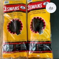 ราคา ถุงมือยางดำ 14นิ้ว สีดำ แบบหนาพิเศษ ตราสามห่าน(3swan) รุ่น142 (2126008393)