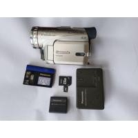 ราคา กล้องวิดีโอ Panasonic NV-GS200 ตัวนี้เทสแล้วเต็มระบบ จอเสื่อมแต่พอมองเห็นอยู่ มีแบต,ที่ชาร์จ,เทป,แมม แถมให้ (22468144001)