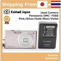 ราคา มือสอง 【 ใช ้ แล ้ ว 】 Panasonic Lumix Fx Dmc-Fx60 Pink, Blue, Silver Gold, Violet พร ้ อมเครื ่ องชาร ์ จ สภาพดี Pre-loved (25977238088)