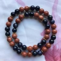 ราคา กำไลหินทรายเงินทรายทอง หินนำโชครุ่งทรัพย์ คู่แม่ลูก (7118553549)