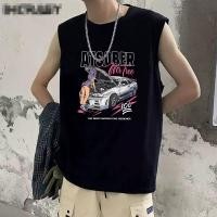ราคา NEW เสื้อแขนกุด สกรีนลายรถ เท่ๆ เสื้อแขนกุดผู้ชาย OP-1115 (28287001724)