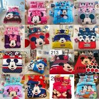 ราคา (16 ลาย) ❤Lot.1 ผ้าปูที่นอนลายมิกกี้เม้าส์/ชุดเครื่องนอน-มิกกี้เม้าส์ มีทุกขนาด มีชำระปลายทาง (2301380323)
