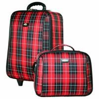 ราคา Romar Polo กระเป๋าเดินทาง 20/14 นิ้ว เซ็ทคู่ Code 373-6 Scott (Red) (438675598)