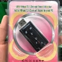 ราคา USB 2.0 3D Virtual 12Mbps External 7.1 Channel Audio Sound Card Adapter (2823041897)