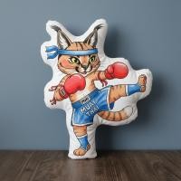 ราคา คาราคัล CARACAL หมอนไดคัท ลายแมว Cat มวยไทย สาวก ทาสแมว หมอนสกรีนรูป 40ซม. พิมพ์2ด้าน ของขวัญ จับฉลาก MUYIA58 (45603129775)