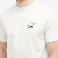 ราคา Cafe Kitsune Men's Café Kitsune Fox Relax T-Shirt in Tapioca (46503256477)