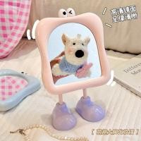 ราคา คิตตี้ คิตตี้ แมวกระจกแต่งหน้านํากระจกแต่งหน้าโต๊ะเครื่องแป้งที่มีแสงสก์ท็อปกระจกสมาร์ทเติมแสงกระจกแต่งตัวกระจกความงาม (52851264217)