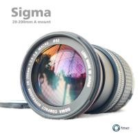 ราคา เลนส์ออโต้ Sigma af zoom Compact Hyper 28-200 f3.5-5.6 D macro ขอบแดง Aspherical IF Mount A minolta (24427669479)