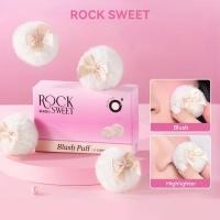 ราคา ROCK SWEET แป้งพัฟ MINI ผ้าพลัฌ แป้งทาตัว แป้งปัดแก้มแต่งหน้า ขนาดเล็ก (40404343120)