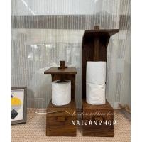 ราคา ที่ใส่ทิชชู่ไม้สัก ที่วางทิชชูม้วน พร้อมลิ้นชัก มี 2 ขนาด (29824661240)