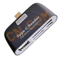 ราคา Multi-ฟังก์ชั่น 4 ใน 1 OTG/TF/SD Smart Card Reader with Micro USB/Type C พอร์ตชาร์จสำหรับ Samsung Galaxy S6 Edge (18605759743)