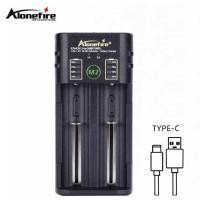 ราคา ❤ Alonefire M2 อัจฉริยะ Li-Ion แบตเตอรี่ชาร์จ Ni-Mh Ni-Cd 1.2V เครื่องชาร์จ USB สำหรับ1.2V 3.7V (29289738545)