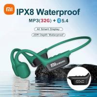ราคา Xiaomi Mijia Bone Conduction Earphones IPX8 Waterproof Headset for Swimming Bluetooth 5.4 Wireless Sport Headphones MP3 (57801884323)