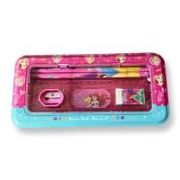 ราคา กล่องดินสอเหล็ก 2 ชั้น ลายเจ้าหญิง Disney Princess รุ่น FRN-9554 มาพร้อมชุดเครื่องเขียน (20873058527)