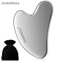 ราคา LUCKSTELLA Gua Sha Scraper เครื่องมือนวดหน้าสแตนเลสสําหรับยกกระชับใบหน้ากระชับสัดส่วนและผ่อนคลาย สแตนเลสคุณภาพสูง (40012923923)