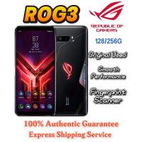 ราคา โทรศัพท์สําหรับเล่นเกม Asus ROG 3 Dual Sim ต้นฉบับ 95% โทรศัพท์มือถือมือสองใหม่ 128GB/256GB สมาร์ทโฟน Global Rom 4G LTE (48254295686)