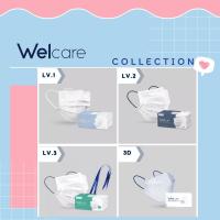ราคา พร้อมส่ง Welcare mask LV.1/2/3/3D ของแท้ (17044745708)