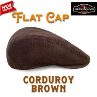 ราคา Original Vintage Flat Cap Seamanhood FlatCap Ivy Cap Pickpocket Derby Hat Corduroy สีน้ําตาลกบหมวกหนังผสม (24246937701)