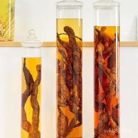 ราคา โบรอนเนื้อแก้วโสมแช่ไวน์วัสดุสมุนไพรซิลิคอนขวดไวน์สูงหนาขวดไวน์ปิดผนึกขวดยาวทรงพลังขนาดใหญ่ ซิฟซ์ (45755917324)