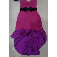 ราคา เดรสสีชมพู เดรสออกงาน ต่อชายหางปลา (4007276079)