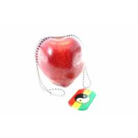 ราคา สินค้าราสต้า Necklace Yin Yang Chinese Pendant สร้อยพร้อมจี้สี่เหลี่ยมผืนผ้ารูปหยิน หยาง และกรอบสีสัญลักษณ์ราสต้า (5276034485)