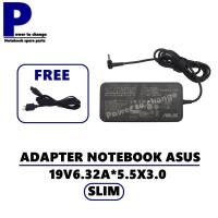 ราคา ADAPTER NOTEBOOK ASUS 19V6.32A*5.5X3.0 SLIM / สายชาร์จโน๊ตบุ๊ค เอซุส + แถมสายไฟ (10139235171)