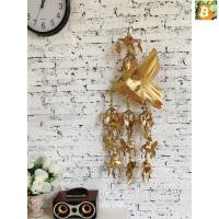 ราคา bitcoin โมบายปลาตะเพียนใบลานสาน ลูก 9 ตัว ขนาดกลาง (สีทอง) . (22635040711)