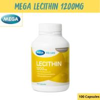 ราคา MEGA We care เมก้าวีแคร์ LECITHIN 1200 MG เลซิติน 1200 มิลลิกรัม ผลิตภัณฑ์เสริมอาหาร 30/100 เม็ด (18878159904)