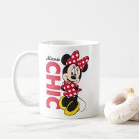 ราคา แก้วมัคแบบกําหนดเอง แก้วกาแฟ Minnie Chic รุ่น Disn3y Mickey Mouse & Friends | แก้วเซรามิค Jinem สองหน้า 169 (49806158273)