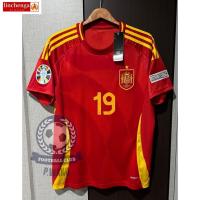 ราคา New!! เสื้อฟุตบอลทีมชาติ สเปน Home ชุดเหย้า ยูโร 2024 เกรดแฟนบอล [ 3A ] พร้อมชื่อเบอร์นักเตะในทีมครบทุกคน+อาร์มยูโร (28604858994)