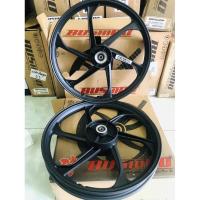 ราคา [[[ล้อแม็ค เวฟ125R เวฟ100s ubox]]] ล้อหน้าดิส หลังดรั้ม ยี่ห้อ bushido (8105030927)