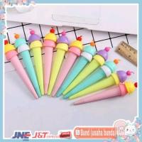 ราคา BUN - P0023 ICE CREAM PENS ICE CREAM CHARACTER PENS CUTE SHAPE PENS UNIQUE PENS (29516073979)