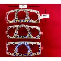 ราคา A 1.26 กรอบเลสหลวงพ่อรวย รุ่น ไตรมาส,เปิดโลก ขนาด 8 บาท เงินแท้ 95% ลงยา (24064427405)