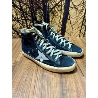 ราคา ggdb francy navy canvas high sneakers made in italy (18396319246)