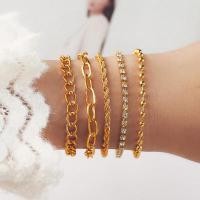 ราคา กำไลข้อมือโซ่ทองคำประดับเพชรและลูกปัด (48155010144)