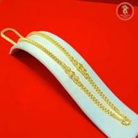 ราคา สร้อยคอลายทาโร่โอ่งข้างมีนา(เล็ก)1บาท20นิ้ว อ191 (26656333792)