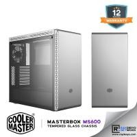 ราคา Cooler Master MasterBox MS600 แชสซีกระจกนิรภัย (สีเงิน) [ATX, Matx, Mini-ITX] (22868989168)