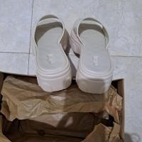 ราคา รองเท้าแตะ Melissa Ela cream เบอร์ 37 รองเท้าส้นเตารีด (40457862182)