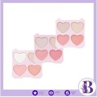 ราคา แท้/ดีลสุดคุ้ม/ไลฟ์ทุกวันOB-1485 Obuse Sweet Heart Set บลัช&ไฮไลท์ (24247585236)