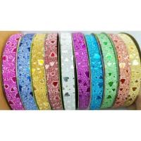 ราคา ริบบิ้นกากเพชร ลายหัวใจ ริบบิ้นTW เบอร์2 ริบบิ้นกากเพชรคละสี(10ม้วน) (26751628253)
