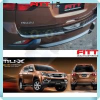 ราคา กันรอยท้าย สีดำ โครเมี่ยม Isuzu Mu X 2013 - 2016 อีซูซุ มิวเอ็กซ์ เอ็ก มิวเอ็ก สคัพเพลท กันชน หลัง กันรอย ท้าย FITT (19691464345)