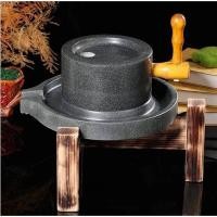 ราคา เครื่องโม่แป้ง หินอ่อนพร้อมฐานไม้ เครื่องโม่ถั่ว ✔️พร้อมส่ง (26501254387)