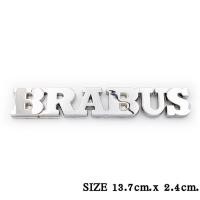 ราคา โลโก้ BENZ BRABUS โลโก้อย่างดี โลโก้ติดรถ โลโก้โลหะ เบนช์ บาบัส 13.7 cm. x 2.4 cm. (10151915254)